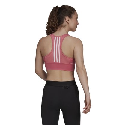 Top Cropped Adidas 3 Stripes Padded Sports Feminino H16850