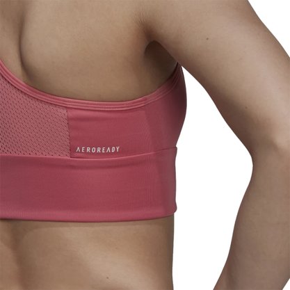 Top Cropped Adidas 3 Stripes Padded Sports Feminino H16850