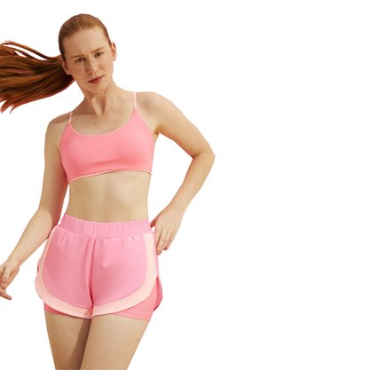 Top Alto Giro Microway Dupla Face Costas Cruzadas Feminino