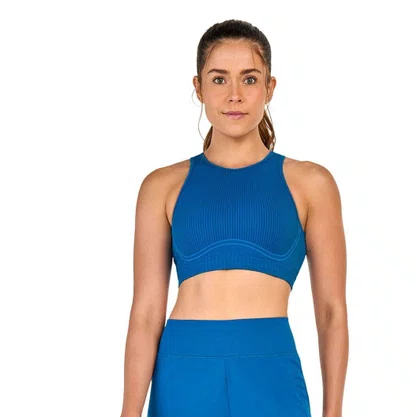 Top Sem Costura Alto Giro Canelado Feminino 121501-C5898
