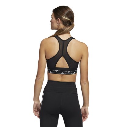 Top Adidas Treino Médio Suporte Powerreact Feminino HE9068