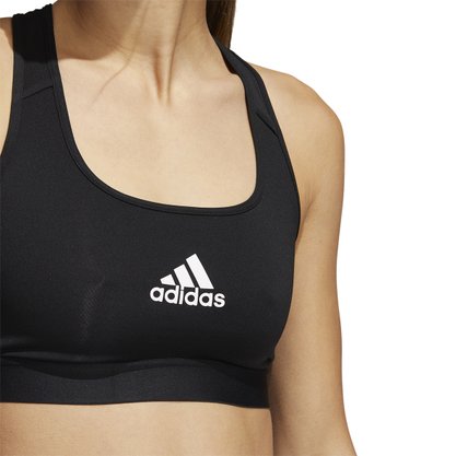 Top Adidas Treino Médio Suporte Powerreact Feminino HE9068
