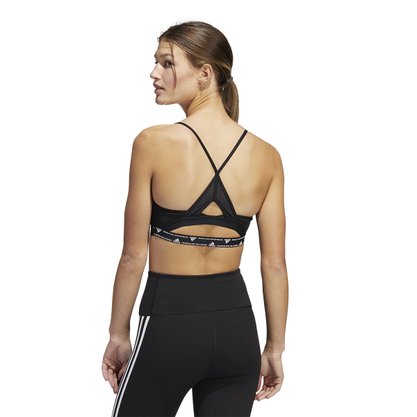 Top Adidas Treino Suporte Leve Aeroreact Feminino HE9067