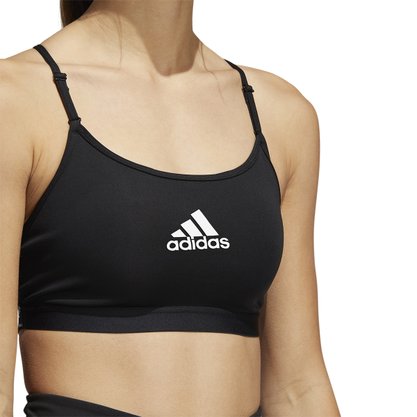 Top Adidas Treino Suporte Leve Aeroreact Feminino HE9067