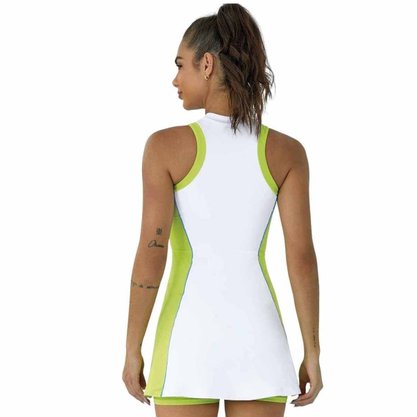Vestido Alto Giro Com Zíper Recortes Feminino 2232401-C0001