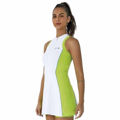 Vestido Alto Giro Com Zíper Recortes Feminino 2232401-C0001