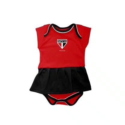Vestido Body Infantil Torcida Baby São Paulo 033BX-SPL