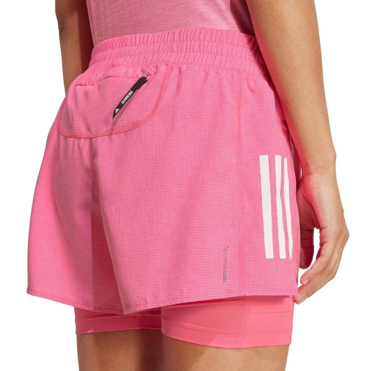 Shorts Adidas 2 em 1 Own The Run Climacool Feminino JW9692 - Ativa