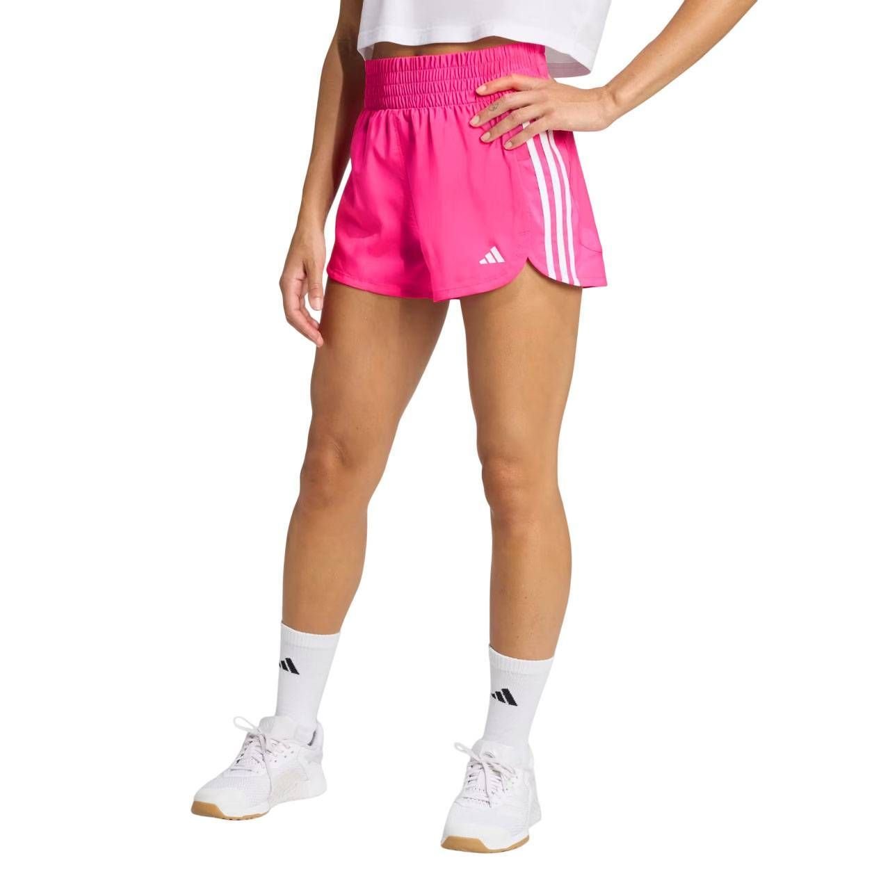 Shorts Adidas Pacer 3 Listras 5 Feminino JX4853 - Ativa Esportes