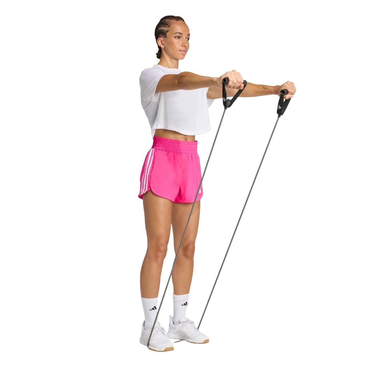 Shorts Adidas Pacer 3 Listras 5 Feminino JX4853 - Ativa Esportes