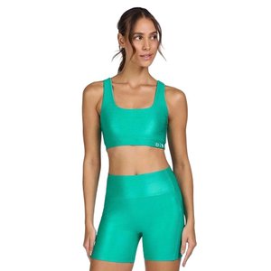 Bermuda Alto Giro Tn Ag Textura Shine Feminina 2331104-C5687