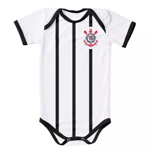 Body Inf Torc Baby Corinthians Listrado Proteção UV 033XSM-COR Body Inf Torc Baby Corinthians Listrado Proteção UV 033XSM-COR