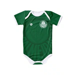 Body Torcida Baby Palmeiras Listrado Proteção UV 033XS-PAL Body Torcida Baby Palmeiras Listrado Proteção UV 033XS-PAL