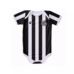 Body Torcida Baby Santos Listrado Proteção UV 033XS-SAN Body Torcida Baby Santos Listrado Proteção UV 033XS-SAN