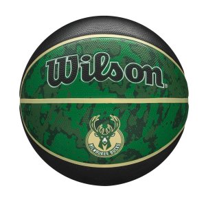 Bola Basquete Wilson NBA Mil Bucks Unissex WTB1500XBMIL