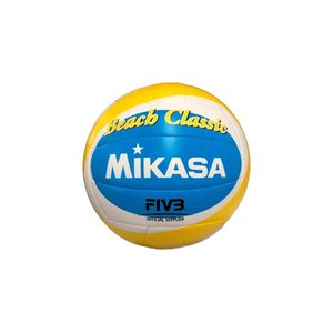 Bola Vôlei de Praia Mikasa Couro Sintético BV543-VXB-YSB