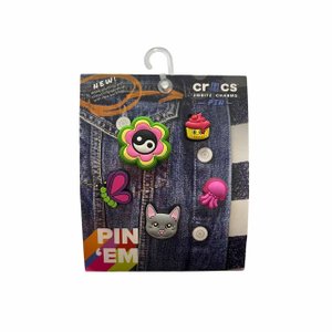 Broche Crocs Cupcake C/ 5 Un Unissex 10009895-9999