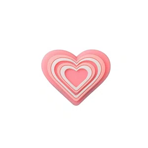 Broche Crocs Lights Up Pink Heart Unissex 10010195-9999