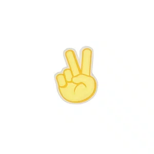 Broche Crocs Peace Hand Sign Unissex 10007207-9999