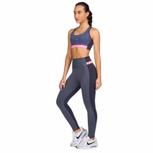 Calça Legging Alto Giro Recorte de Supplex Fem 2332315-C5656