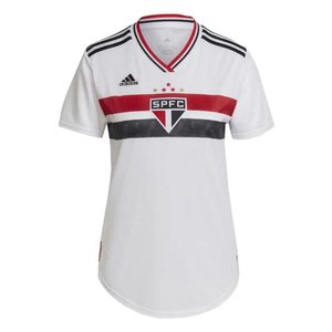 Camisa Adidas São Paulo I 22/23 Feminina HA8418