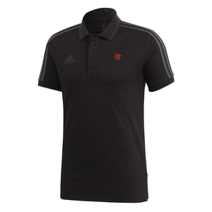 Camisa Polo Adidas 3S Flamengo Masculina FH7547