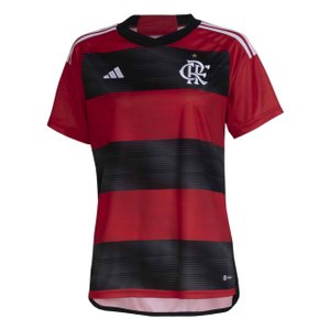 Camiseta Adidas Flamengo I 23 Feminina HS5190