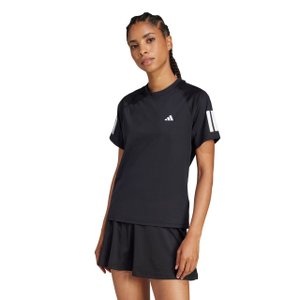 Camiseta Adidas M/C Club 3 Listras Feminina JN7093