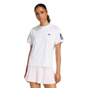 Camiseta Adidas M/C Club 3 Listras Feminina JN7094
