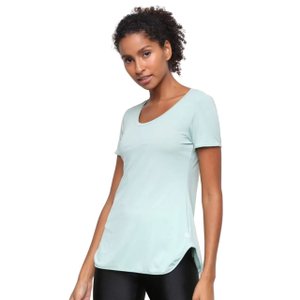 Camiseta Alto Giro Skin Fit Alongada Feminina 2011702-C5010