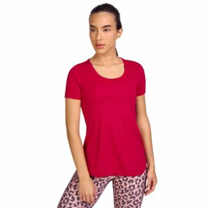 Camiseta Alto Giro Skin Fit Alongada Feminino 2331702-C5654