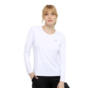 Camiseta Asics Running Hexagon LS Feminina WRB4094-01