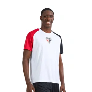 Camiseta Braziline M/C São Paulo Entrelaco Masc 00900730020