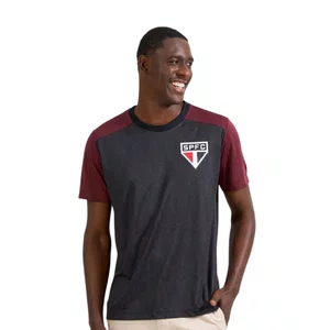 Camiseta Braziline M/C São Paulo Rede Masculina 00900730602