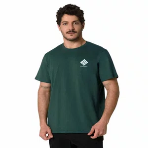 Camiseta Columbia M/C Csc Stacked Logo Masculino 321076-340