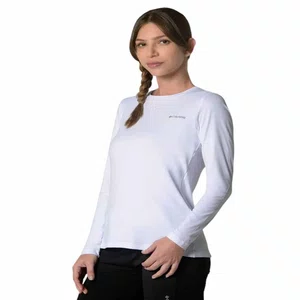 Camiseta Columbia M/L Neblina Feminino 320425-100