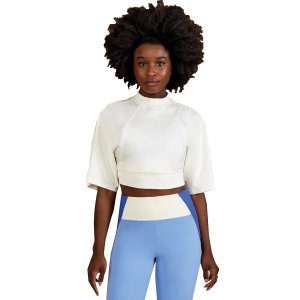 Camiseta Cropped Alto Giro Eco Nature Cós Ribana Feminina