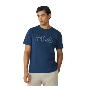 Camiseta Fila M/C Regular Letter Outline Masculina F11L174-3354