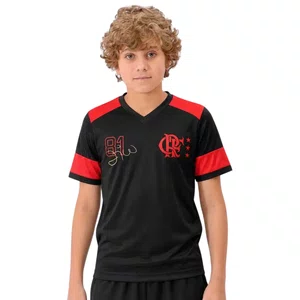 Camiseta Juv Braziline Flamengo Nova Zico Retro 00100450813