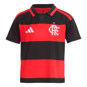 Camiseta Juvenil Adidas M/C Flamengo I 26 JZ8872