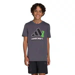 Camiseta Juvenil Adidas M/C Minecraft Training KD6874