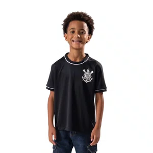 Camiseta Juvenil Braziline M/C Corinthians Arte 00700732002