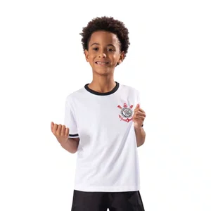 Camiseta Juvenil Braziline M/C Corinthians Lumina 00700741001