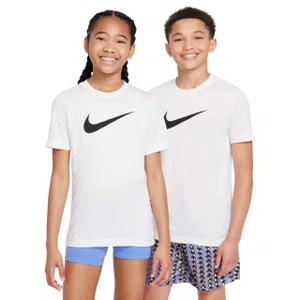 Camiseta Juvenil Nike M/C DF Swoosh FZ5199-100