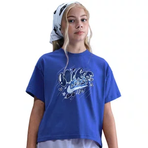 Camiseta Juvenil Nike M/C Sportswear Essential HV5724-411