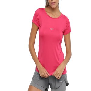 Camiseta Speedo Basic Stretch Feminina 071696-436