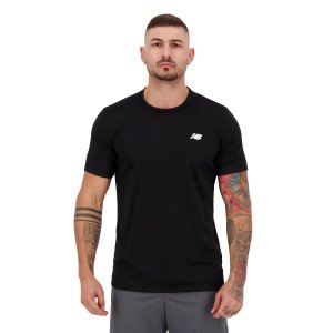 Camiseta New Balance Heathertech Masculino BMT11070BK