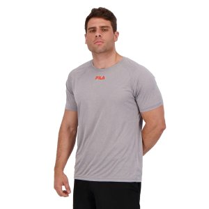 Camiseta Fila Basic Train Melange Masculina TR180695-1388