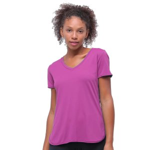 Camiseta Alto Giro Skin Fit Alongada Feminina 2131701-C5290