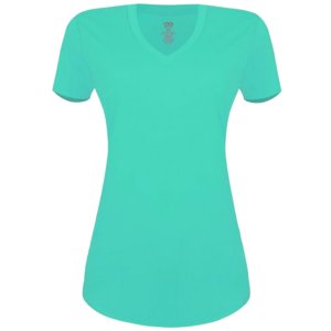 Camiseta Alto Giro Skin Fit Alongada Feminina 2131701-C5298